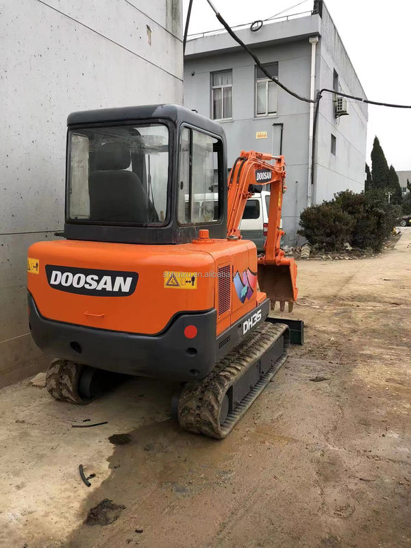 Doosan Warme verkoop Gebruikte bouwmachine mini graver Doosan DH35 mooie kwaliteit/tweedehands hydraulische kruipergraver DOOSAN DH35 Koreaanse oorsprong