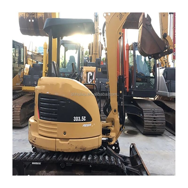 Goede kwaliteit gebruikte hydraulische mini-graver CAT303.5 Tweedehands kleine kruipende rupsgraver te koop Rups op voorraad