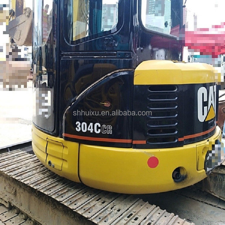 Gebruikte hydraulische mini-graver CAT304 Tweedehands goede kwaliteit kleine kruipgraver CAT304 te koop