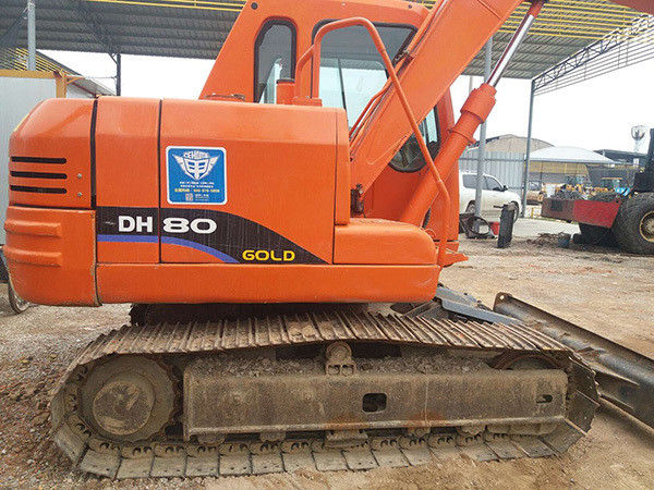 Tweedehands 8 ton doosan DX80 graafmachine Gebruikt 80 model mini project duty DX80 te koop