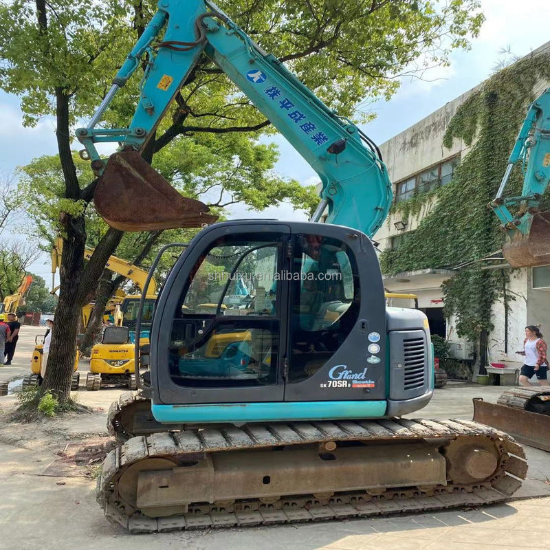 Kobelco SK200 Crawler graafmachine Kobelco 70SR tweedehands Hydraulisch Hoogwaardige Gebruikte mini graafmachine Goedkope prijs