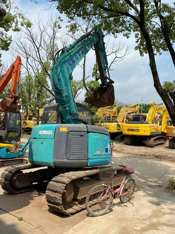 Kobelco SK200 Crawler graafmachine Kobelco 70SR tweedehands Hydraulisch Hoogwaardige Gebruikte mini graafmachine Goedkope prijs