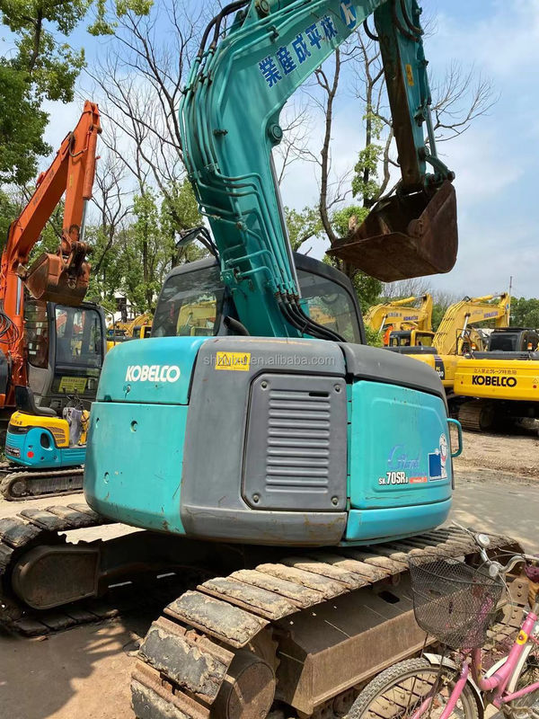 Kobelco SK200 Crawler graafmachine Kobelco 70SR tweedehands Hydraulisch Hoogwaardige Gebruikte mini graafmachine Goedkope prijs