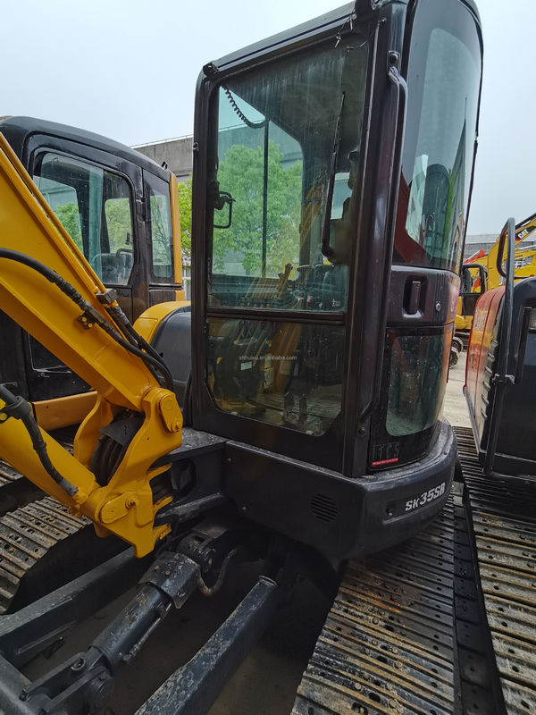 Kobelco SK200 Kobelco SK35SR tweedehands hydraulische kruipgraver Japanse oorsprong/gebruikte minigraver Kobelco SK35SR Leuke kwaliteit Goedkope prijs