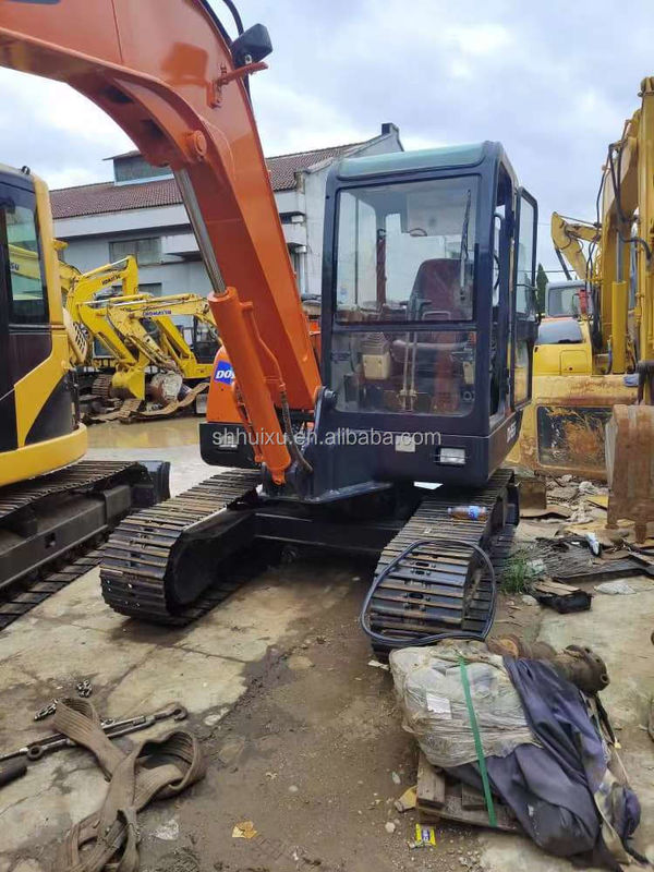 Doosan hot sale Mini graafmachine gebruikt doosan ex55 Tweedehands hydraulische kruipergraafmachine DOOSAN DH55 Koreaanse oorsprong