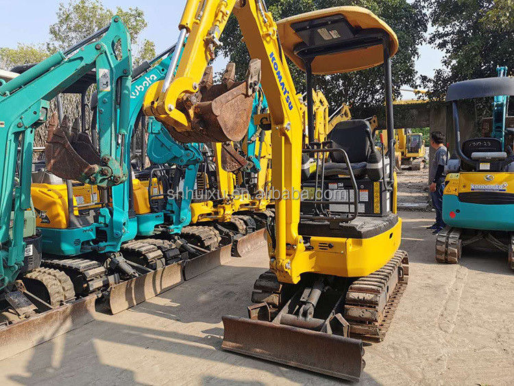 mini gebruikte komatsu pc18 graafmachine pc18 1,8 ton graver pc18mr dieselmotor japan goede prestaties