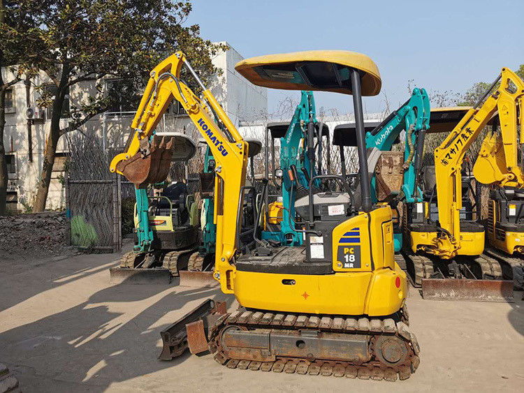 mini gebruikte komatsu pc18 graafmachine pc18 1,8 ton graver pc18mr dieselmotor japan goede prestaties