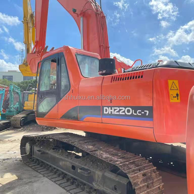 Doosan DH220lc gebruikte graafmachine Doosan DH220-7 Koreaanse oorsprong te koop