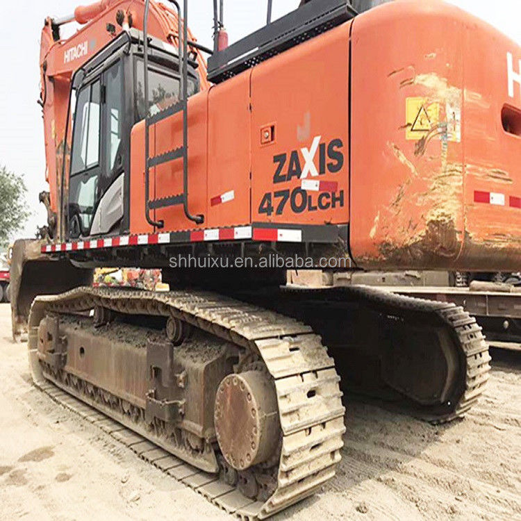 Hitachi warm te koop Tweedehands grote Crawler Excavator HITACHI 470 goede staat Gebruikte graafmachine Japans