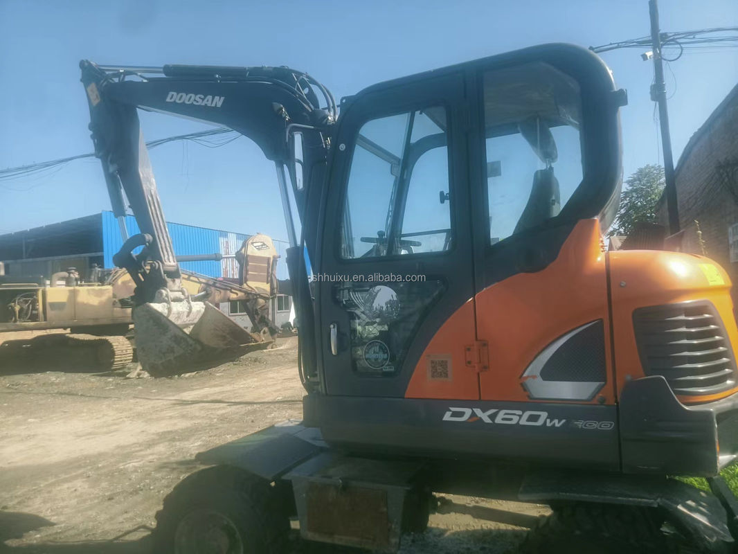 Gebruikte originele mini graafmachine mini graafmachine Doosan DX 60 mini gebruikte graafmachine
