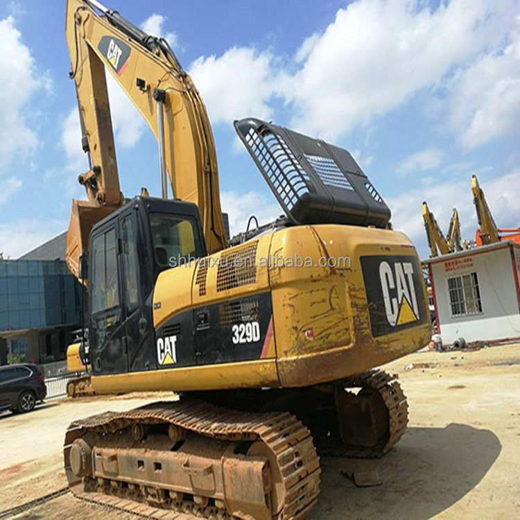 Gebruikte graafmachine 329d/ tweedehands graafmachine CAT329 in goede staat te koop
