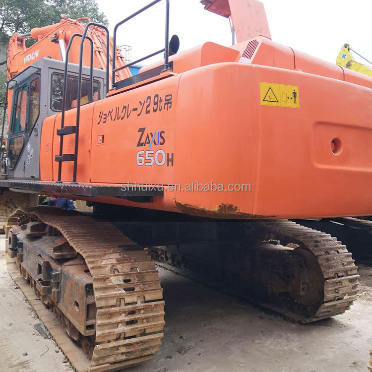 Hitachi warm te koop Tweedehands grote Crawler Excavator HITACHI 650 goede staat Gebruikte graafmachine Japanse te koop