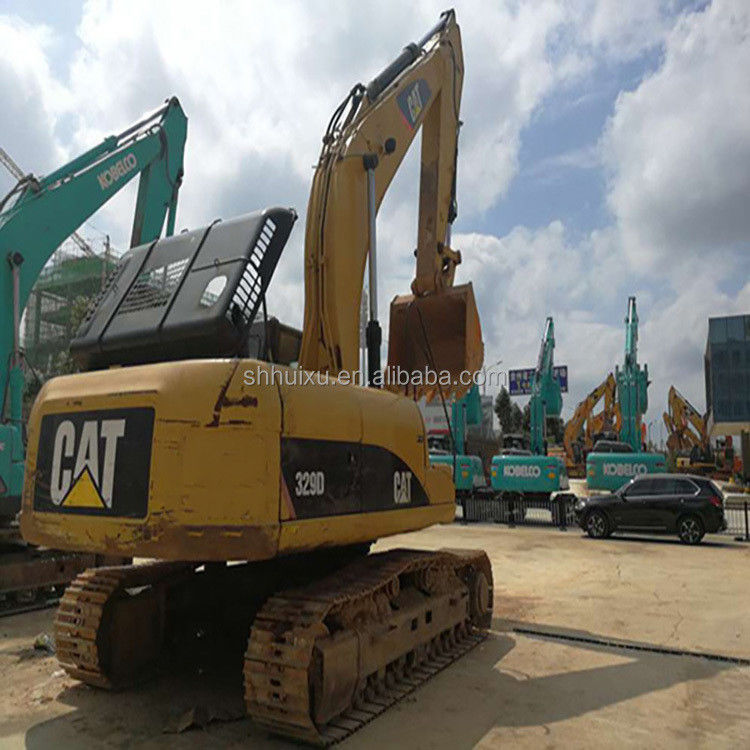 Gebruikte graafmachine 329d/ tweedehands graafmachine CAT329 in goede staat te koop