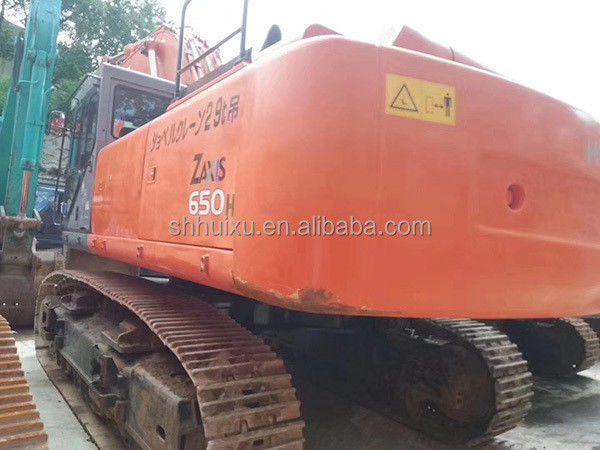 Hitachi warm te koop Tweedehands grote Crawler Excavator HITACHI 650 goede staat Gebruikte graafmachine Japanse te koop
