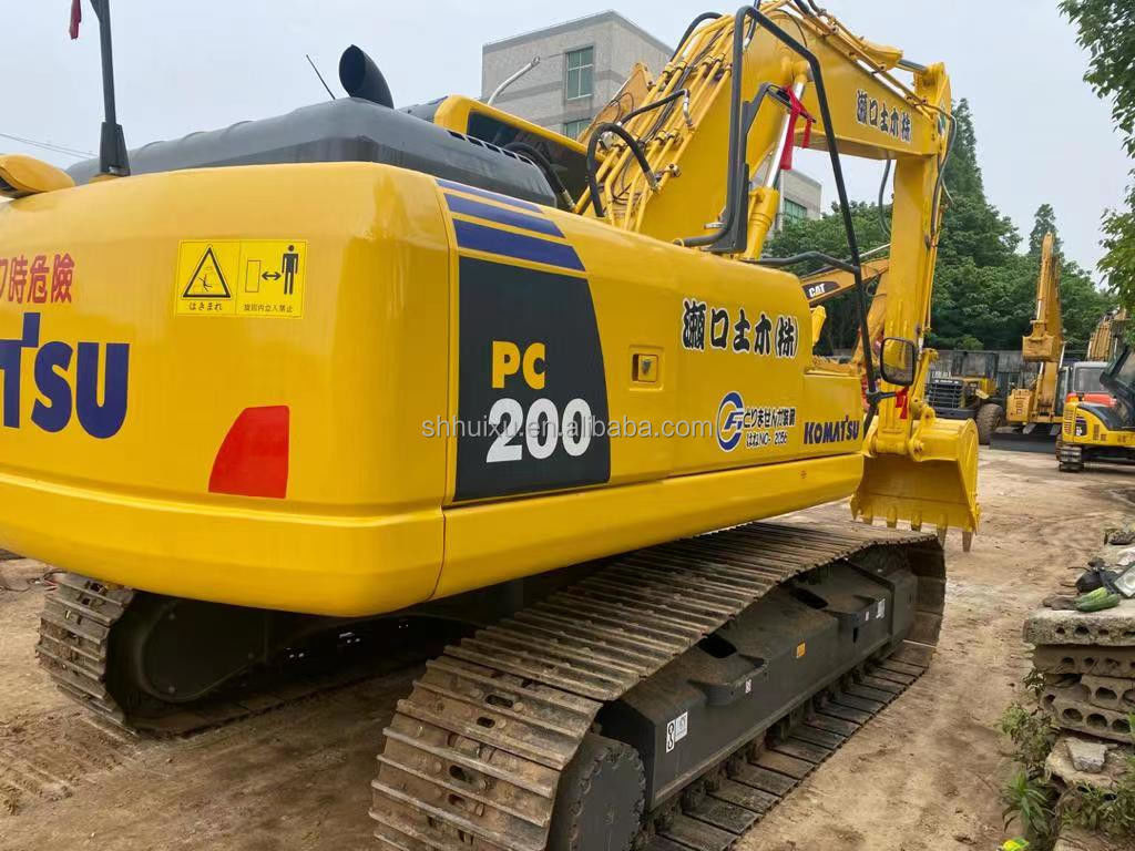 Komatsu Tweedehands hydraulische kruipgraver van goede kwaliteit Gebruikte graafmachine Japanse oorsprong gebruikte komatsu pc200-8 graafmachine Komatsu Graafmachine