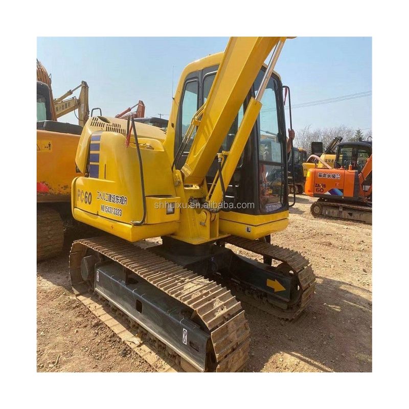 Komatsu PC60 hydraulische kruipgraver 6 ton hoge kwaliteit tweedehands graver Japanse oorsprong goedkope prijs Komatsu Graver