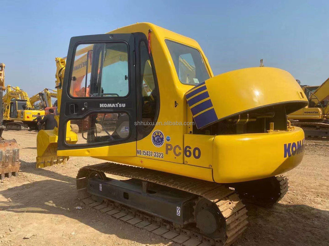 Komatsu PC60 hydraulische kruipgraver 6 ton hoge kwaliteit tweedehands graver Japanse oorsprong goedkope prijs Komatsu Graver