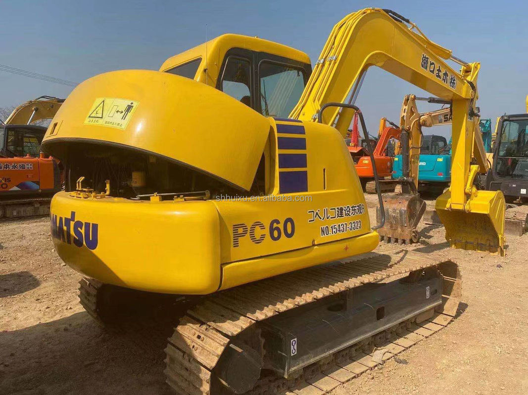 Komatsu PC60 hydraulische kruipgraver 6 ton hoge kwaliteit tweedehands graver Japanse oorsprong goedkope prijs Komatsu Graver