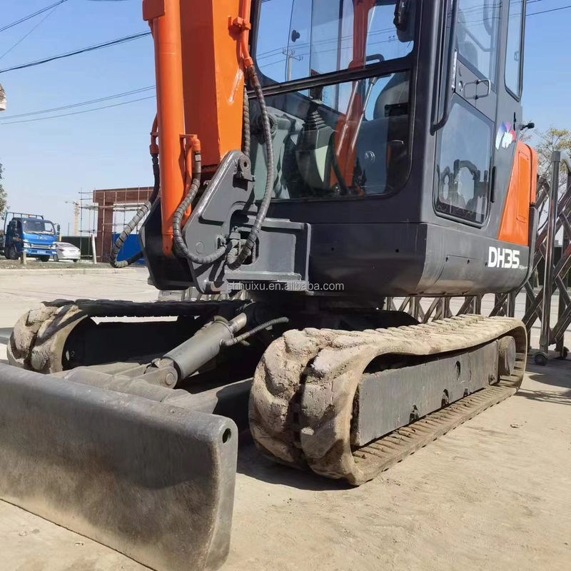 Doosan warmverkoop Gebruikte originele Doosan DH35 graafmachine,Doosan mini graafmachine met dozerblad,Doosan DH35 DH55 DH60 DH70 DH80 DX80 DX75 in voorraad