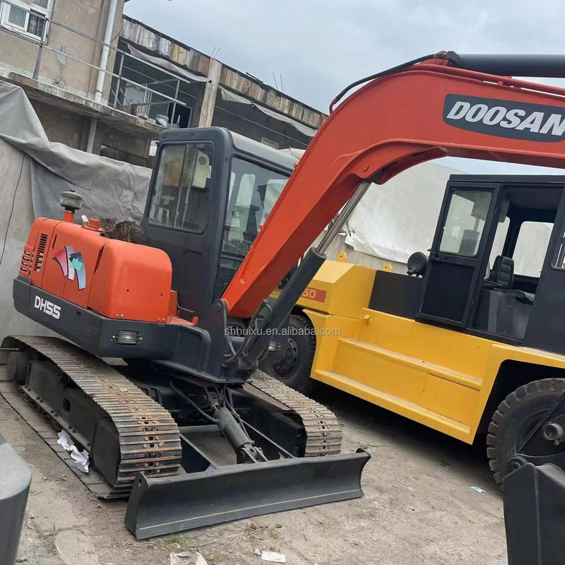 Doosan warm verkoop gebruikte graafmachines Doosan 55, Doosan DH55 Digger Mini Gebruikte graafmachine