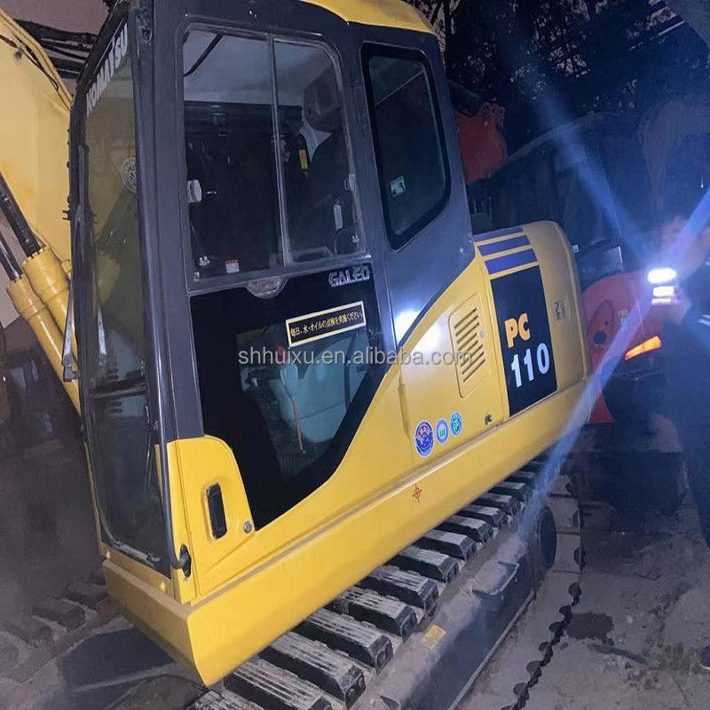 Komatsu Hydraulic Crawler graafmachine Gebruikte Komatsu PC110 tweedehands Japanse graafmachine Komatsu Graafmachine