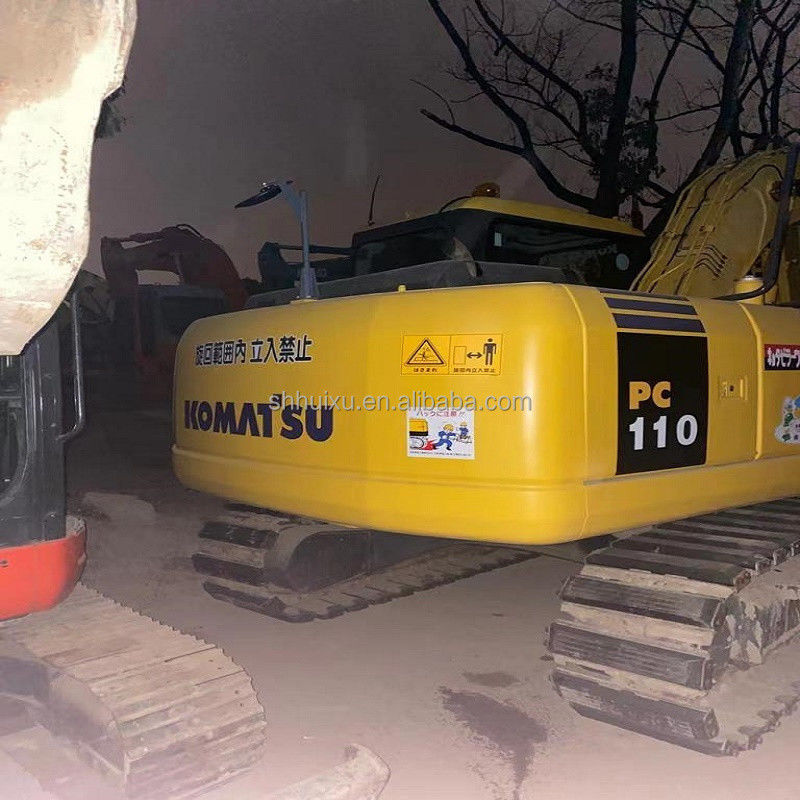 Komatsu Hydraulic Crawler graafmachine Gebruikte Komatsu PC110 tweedehands Japanse graafmachine Komatsu Graafmachine