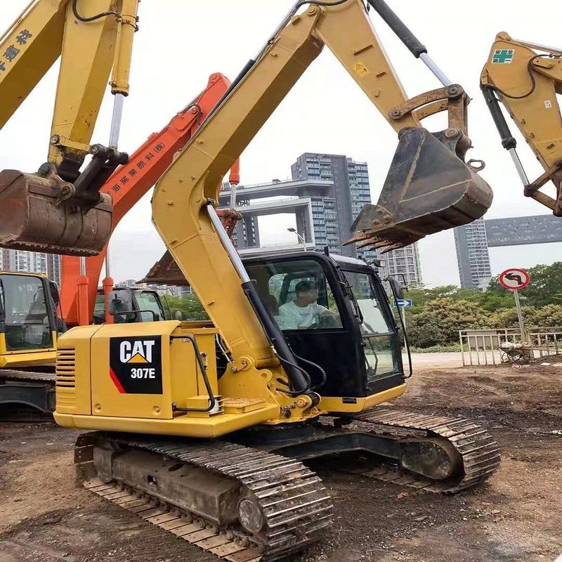 CAT307E tweedehands graafmachine, perfecte prestaties, snelle werking, lage prijs, twee jaar kwaliteitsgarantie