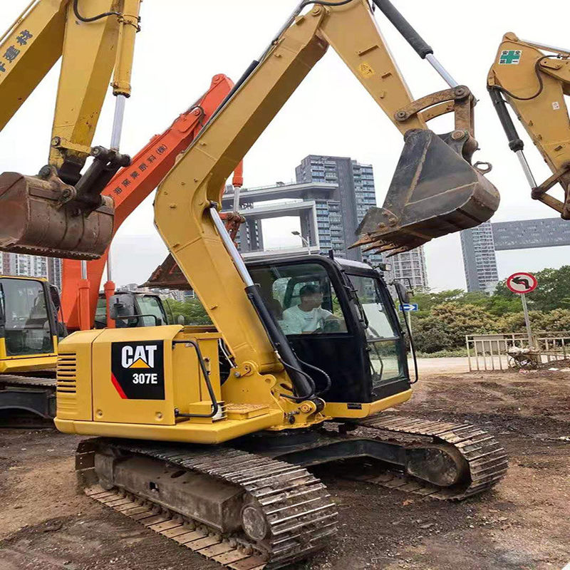 CAT307E tweedehands graafmachine, perfecte prestaties, snelle werking, lage prijs, twee jaar kwaliteitsgarantie