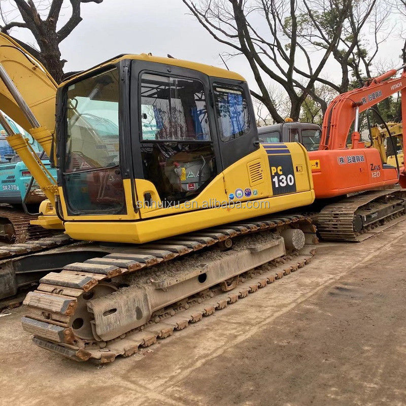 Komatsu Goedkope kruipgraver PC130 gebruikte komatsu mini Tweedehands graafmachine Komatsu Graver