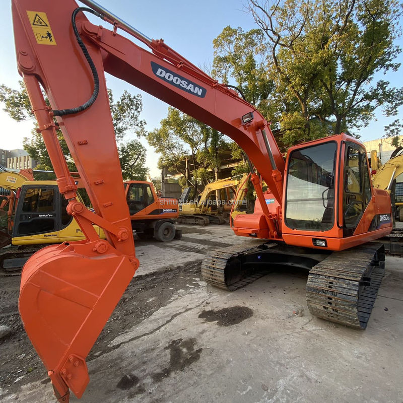 Doosan warm verkoop Gebruikte tweedehands goede kwaliteit Doosan graafmachine DH150 Lc-7 Klaar om te werken 15ton Doosan Dh150 graafmachine voor warm verkoop