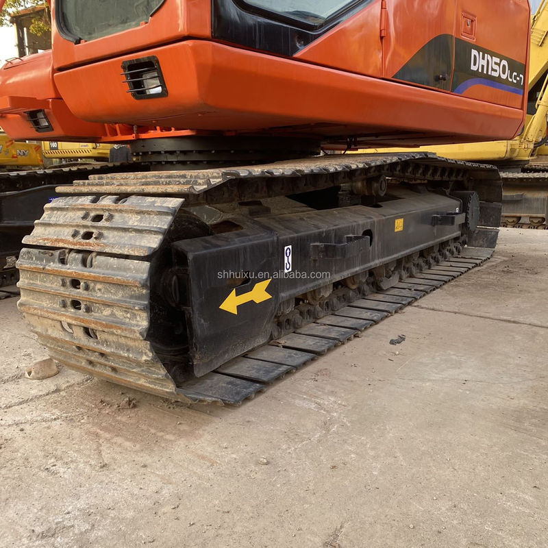 Doosan warm verkoop Gebruikte tweedehands goede kwaliteit Doosan graafmachine DH150 Lc-7 Klaar om te werken 15ton Doosan Dh150 graafmachine voor warm verkoop