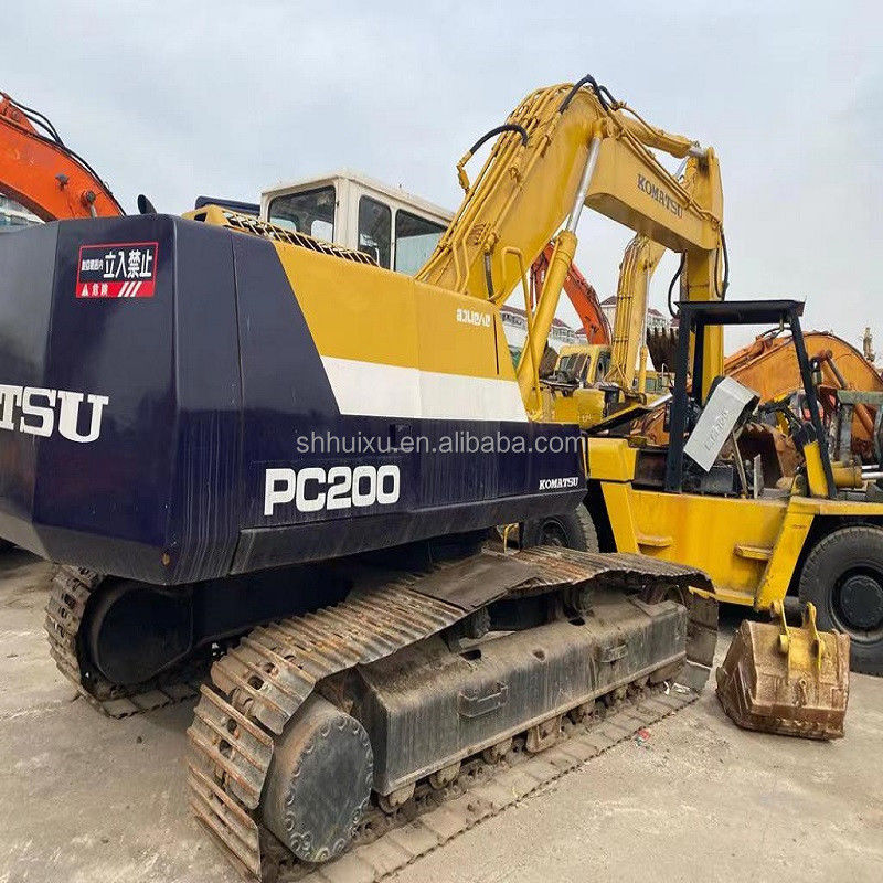 Komatsu Gebruikte komatsu PC200-7 crawler graafmachine tweedehands graafmachine Japanse oorsprong te koop Komatsu Excavator
