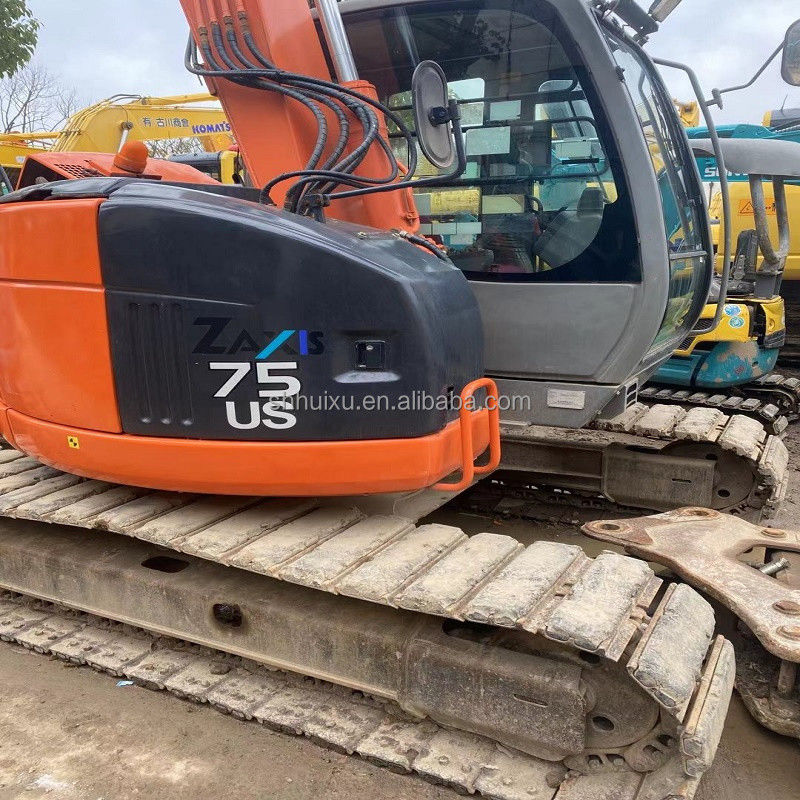 Hitachi ex75ur gebruikte graafmachine/tweedehands kleine graafmachine in goede staat HITACHI 75