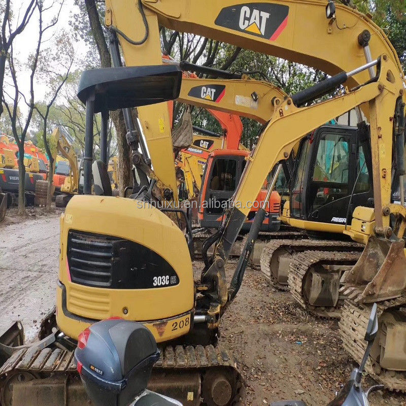 Gebruikte graafmachine in goede staat, redelijke prijs te koop/tweedehands Japanse graafmachine, CAT303C