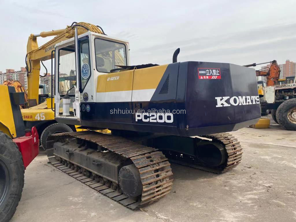 Komatsu Gebruikte komatsu PC200-7 crawler graafmachine tweedehands graafmachine Japanse oorsprong te koop Komatsu Excavator