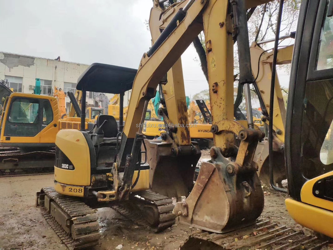 Gebruikte graafmachine in goede staat, redelijke prijs te koop/tweedehands Japanse graafmachine, CAT303C
