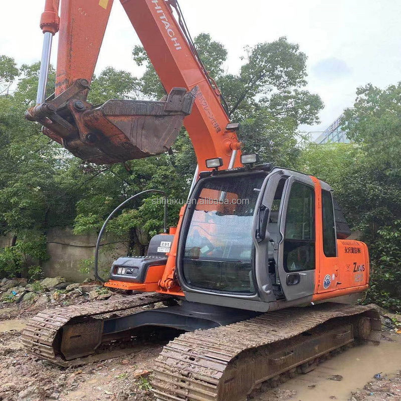 Hitachi warmverkoop Gebruikte graafmachine Japanse HITACHI 120 te koop Tweedehands hydraulische Crawler Excavator goede staat