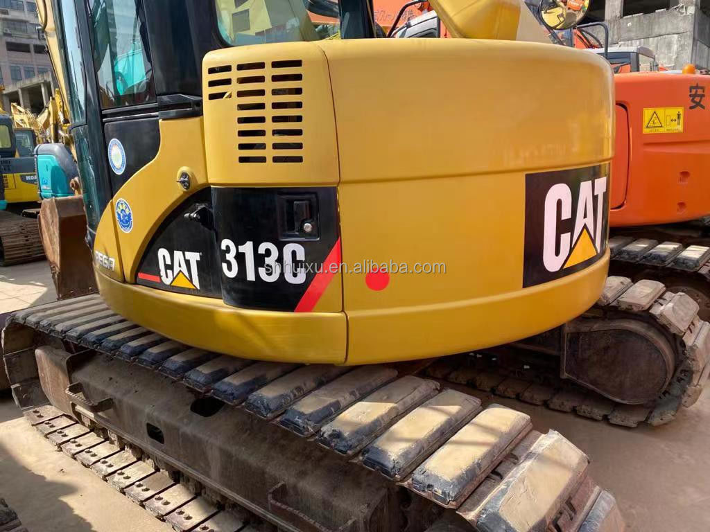 gebruikte graafmachines cat313/ hydraulische kruipergraafmachine lage prijs gebruikte graafmachine CAT313C in goede staat te koop