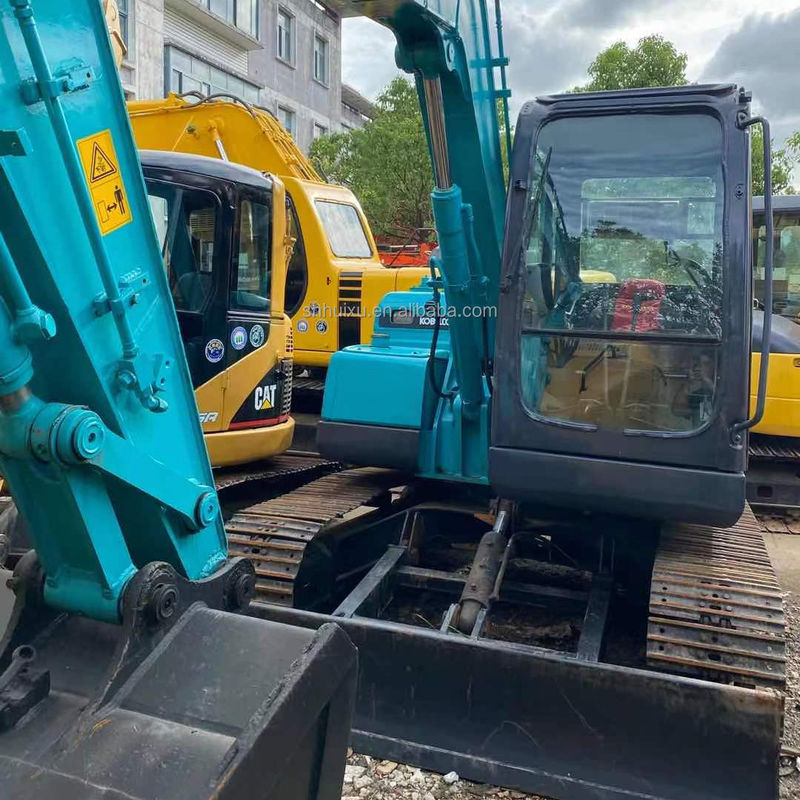 Micro mini graafmachine Kobelco 75 tweedehands kleine graafmachine gebruikte machines 7,5 ton graafmachine USA China tuingraafmachine