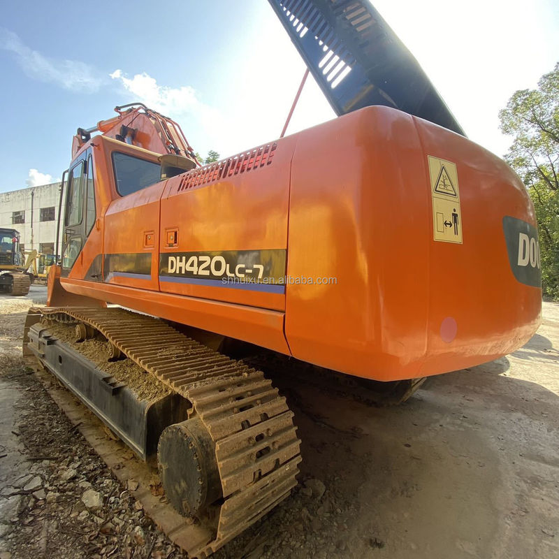 Doosan warmverkoop grondverhuizingsapparatuur gebruikt doosan dh420lc-7 graafmachine dh420 42ton grote mijnbouwgraafmachine dh420lc