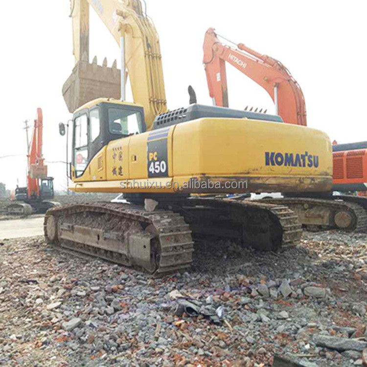 High Performance Backacting Shovel Hydraulische Middengrote Gebruikte Crawler Excavator Komatsu450 te koop