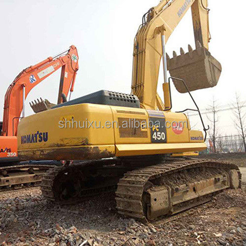 High Performance Backacting Shovel Hydraulische Middengrote Gebruikte Crawler Excavator Komatsu450 te koop