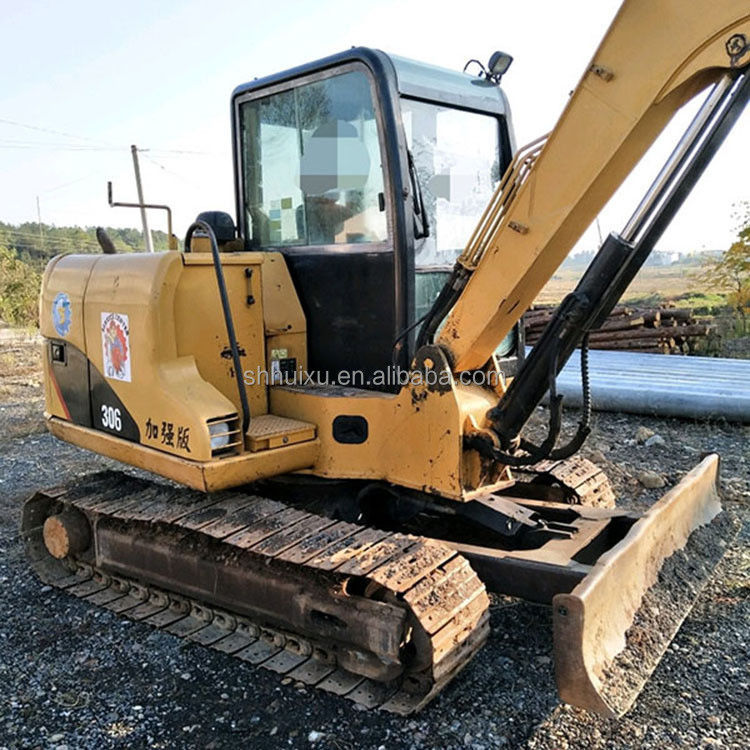 Gebruikte Caterpillar Graafmachine Tweedehands kleine hydraulische kruipgraafmachine CAT306 goede kwaliteit Caterpillar op voorraad