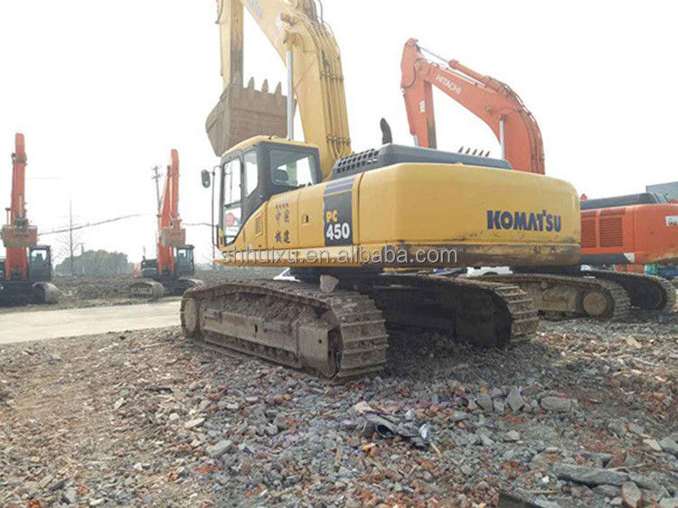 High Performance Backacting Shovel Hydraulische Middengrote Gebruikte Crawler Excavator Komatsu450 te koop