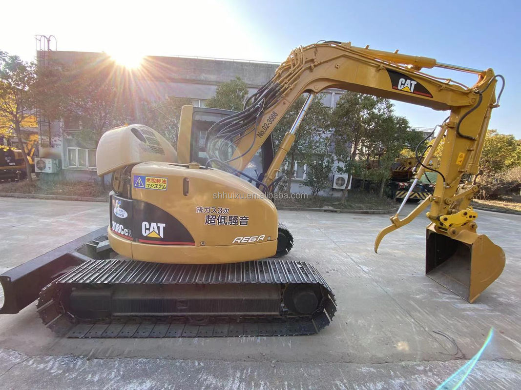 Gebruikte mini graver crawler graver CAT308C Goedkope prijs Tweedehands crawler graver in goede staat