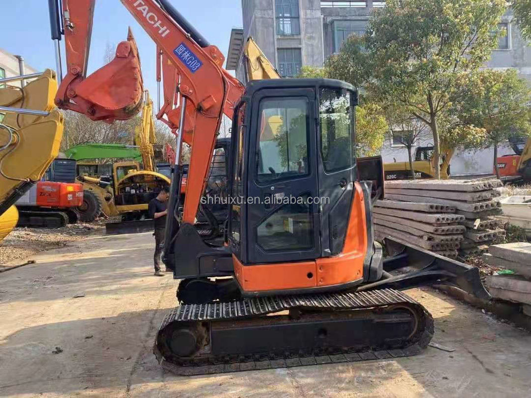 Hitachi warm verkoop Tweedehands hydraulische graafmachine in goede staat HITACHI 55 Goedkope prijs gebruikte mini graver Japans
