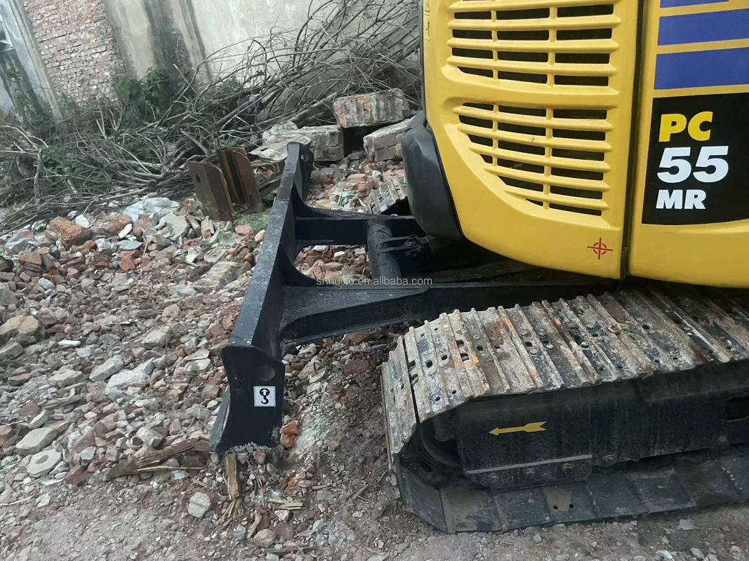 Hoge kwaliteit KOMATSU PC55MR tweedehands hydraulische graafmachine Japanse oorsprong/Gebruikte mini graver KOMATSU PC55MR Goedkope prijs