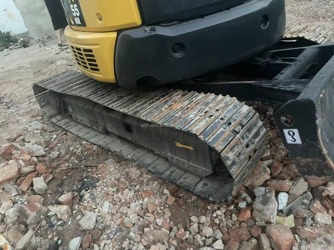 Hoge kwaliteit KOMATSU PC55MR tweedehands hydraulische graafmachine Japanse oorsprong/Gebruikte mini graver KOMATSU PC55MR Goedkope prijs