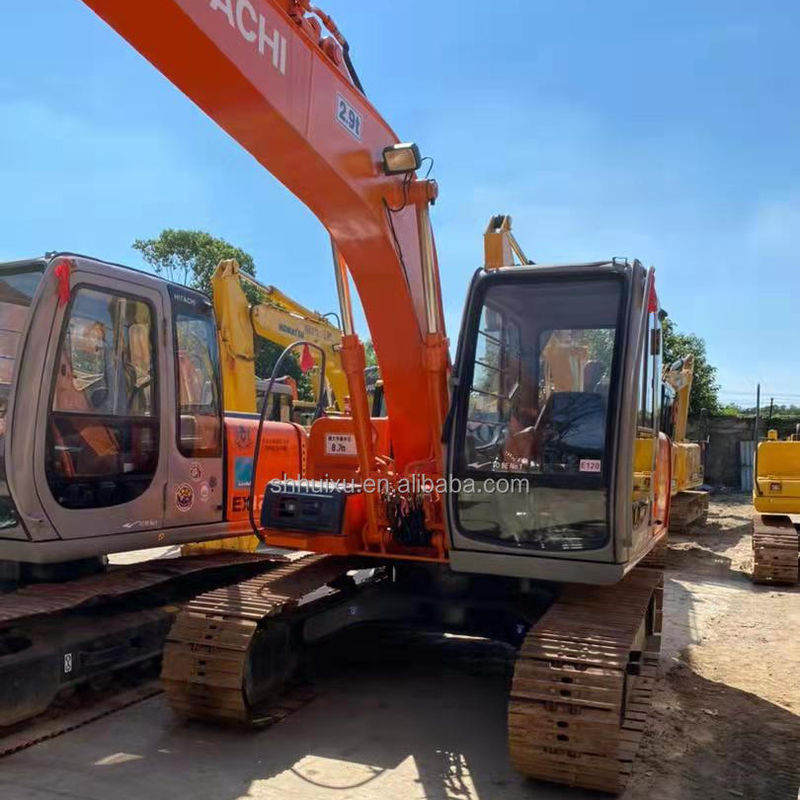 Hitachi warm te koop Uitstekende kwaliteit gebruikte hydraulische graafmachine Hitachi EX120 Tweedehands graafmachine te koop