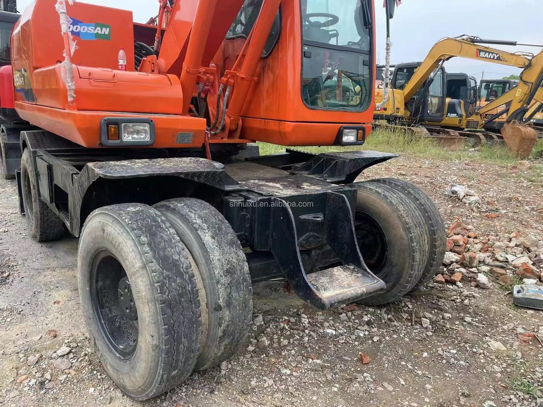 China wielen graafmachine Doosan 150 tweedehands graafmachine zware machine grote graafmachine